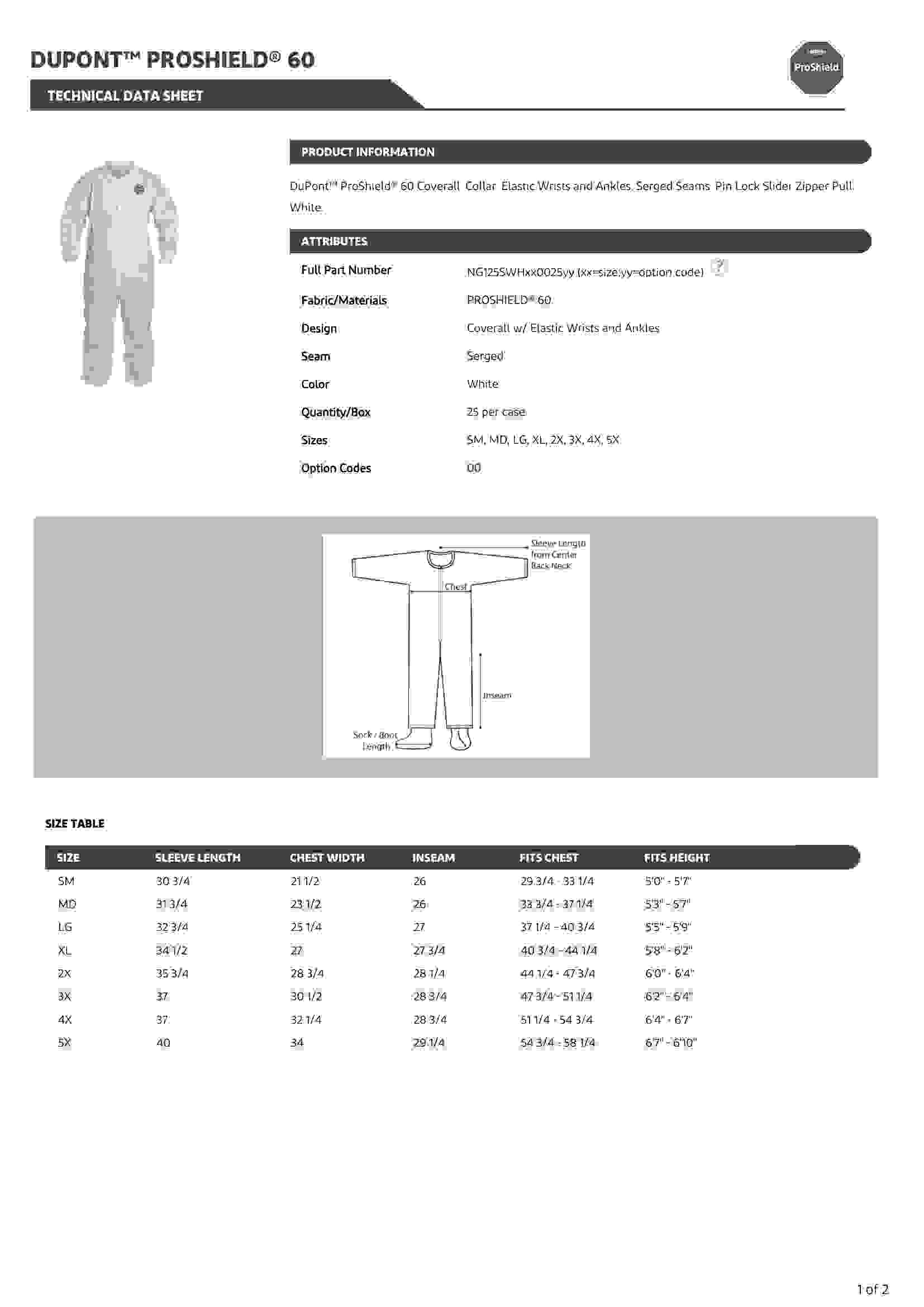 ProShield 60 Datasheet