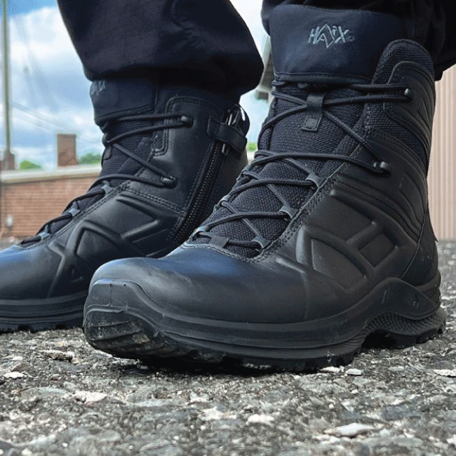 HAIX Black Eagle Tactical 2.0 GTX Mid Side Zip – Waterproof Duty Boot with Quick Entry — view 5