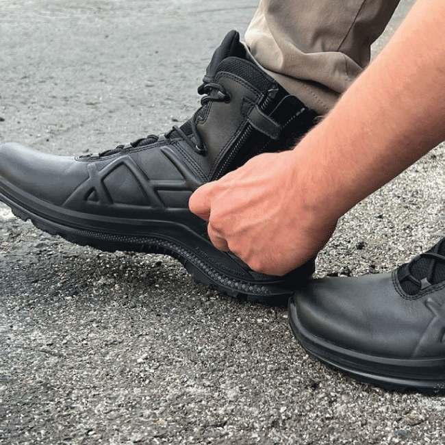 HAIX Black Eagle Tactical 2.0 GTX Mid Side Zip – Waterproof Duty Boot with Quick Entry — view 6