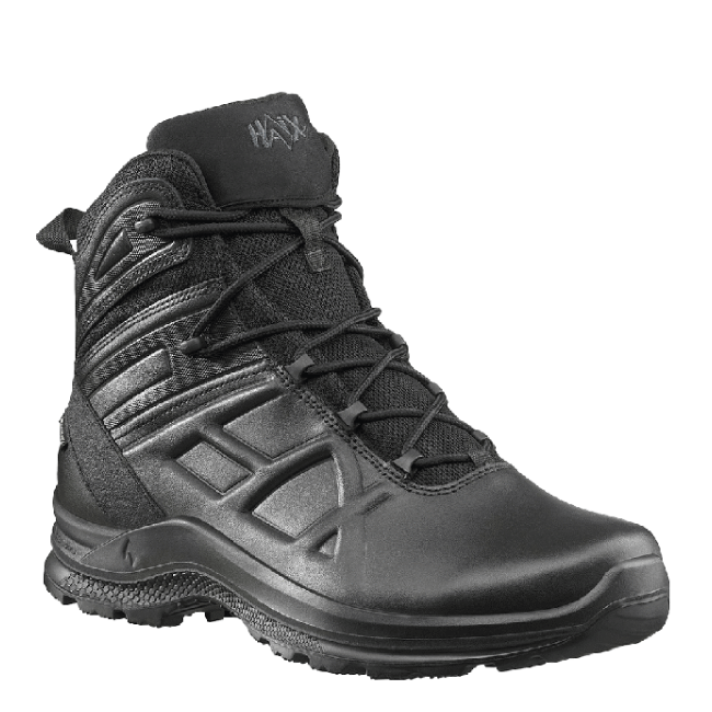 HAIX Black Eagle Tactical 2.0 GTX Mid Side Zip – Waterproof Duty Boot with Quick Entry