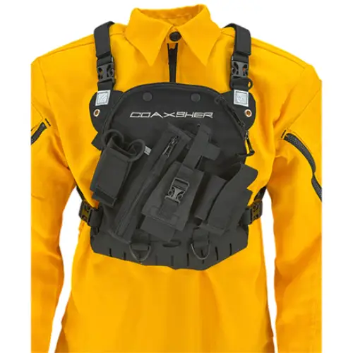 Coaxsher LS-1 Response Chest Harness – MOLLE Radio and Tactical Gear Vest