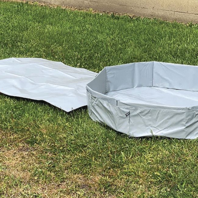 DCON Retention Pool/Pit – Chemical-Resistant Decontamination Containment by M2DCON — view 2