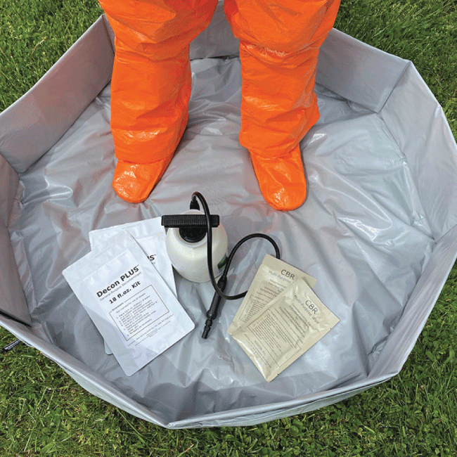 DCON Retention Pool/Pit – Chemical-Resistant Decontamination Containment by M2DCON — view 3
