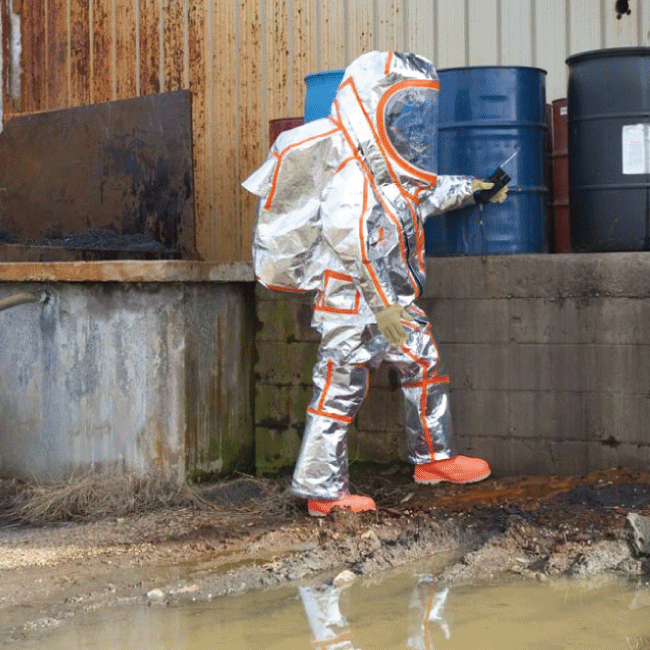Frontline 500 NFPA 1991 Flash-Fire Chemical Suit – Kappler Multi-Hazard Protective Gear — view 2