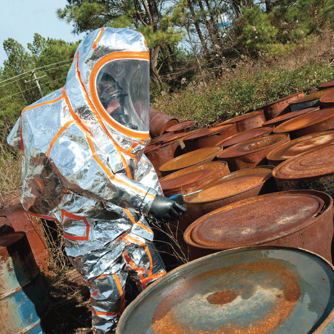 Frontline 500 NFPA 1991 Flash-Fire Chemical Suit – Kappler Multi-Hazard Protective Gear — view 4