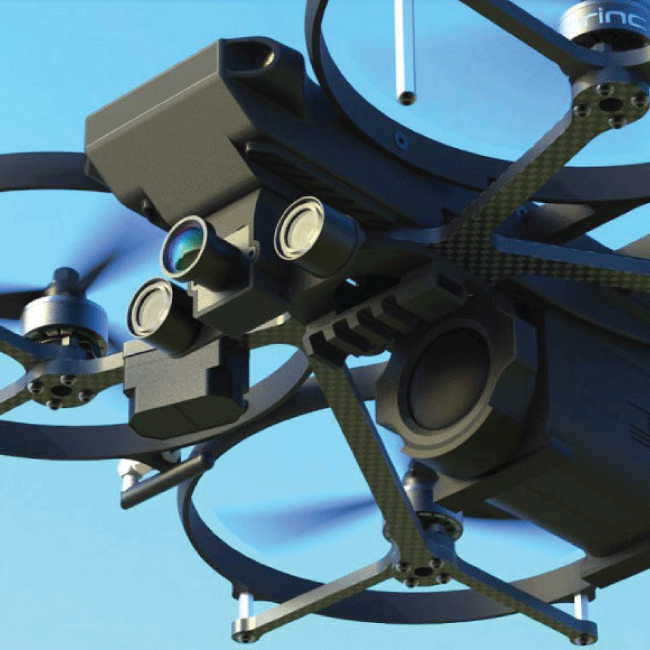 FLIR Lemur S Tactical Indoor Recon Drone with Glass Breaker & Two-Way Comms — view 2