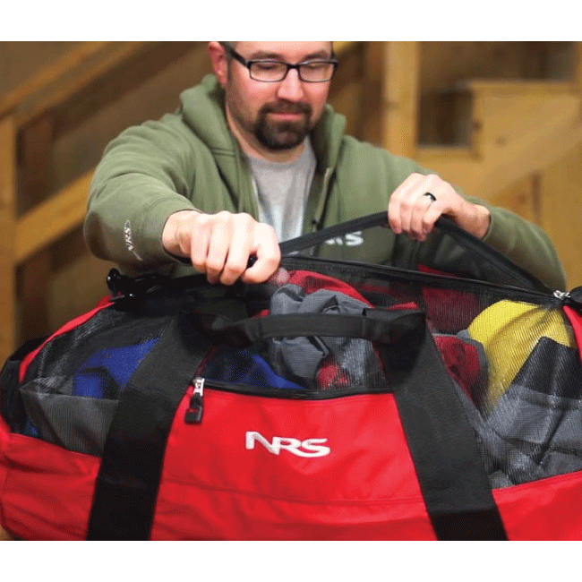 NRS Purest Mesh Duffel Bag – Lightweight, Breathable Gear Bag (40L / 60L / 90L) — view 4
