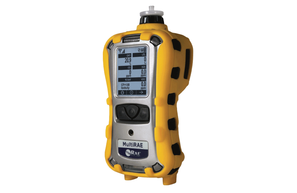 MultiRAEImg2.png Honeywell MultiRAE – Wireless Six-Gas Monitor with PID, NDIR & Custom Sensor Options — view 2