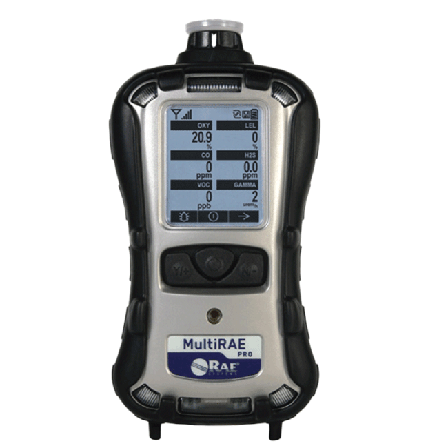 Honeywell MultiRAE Pro – Wireless Multi-Threat Gas Detector with Gamma Radiation Sensor