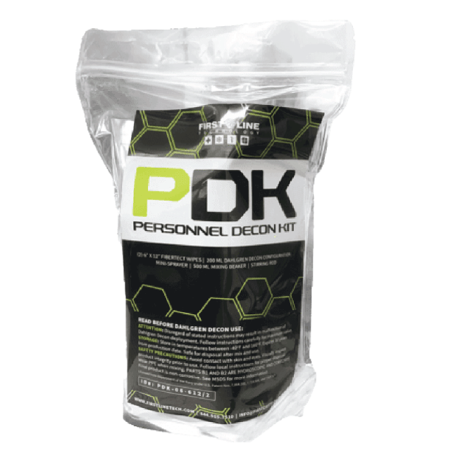 PDK Personal Decontamination Kit – Rapid Fentanyl & CWA Neutralization for Individual Use
