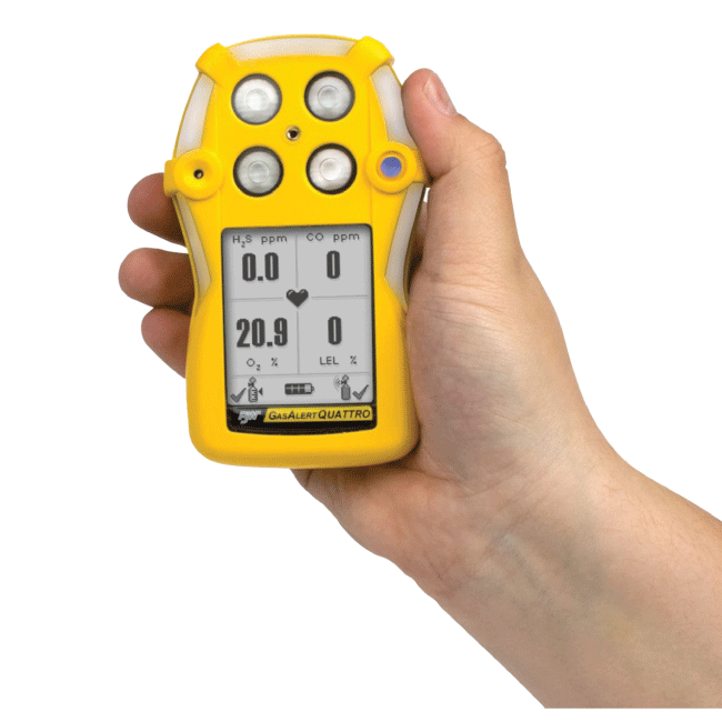 Honeywell GasAlert Quattro – Rugged Four-Gas Detector for Confined Space Entry and Industrial Safety — view 2