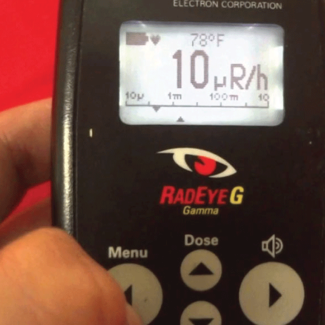 RadEye G Personal Gamma Radiation Detector – Thermo Scientific Geiger Counter — view 2