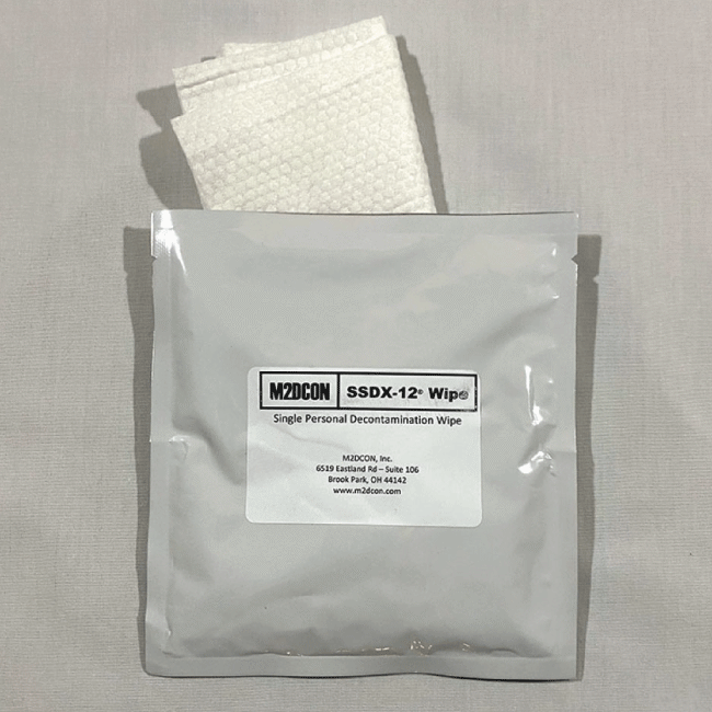 SSDX-12 Dry Decon – Broad-Spectrum Surface Decontamination Wipe Systems by M2DCON — view 2