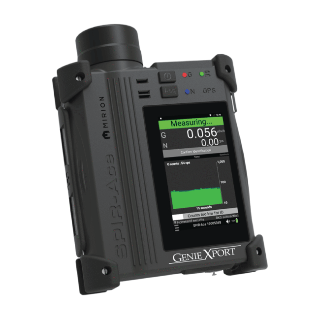 Mirion SPIR-Ace – Portable RIID for Radiological Threat Detection & Isotope Identification