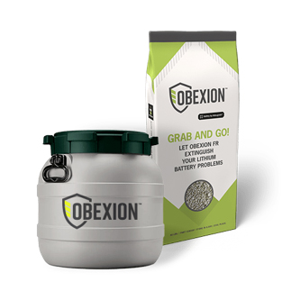Obexion FR 42 Liter Li-Ion Battery Fire Containment Kit