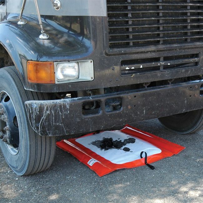 Weighted Spill Tray