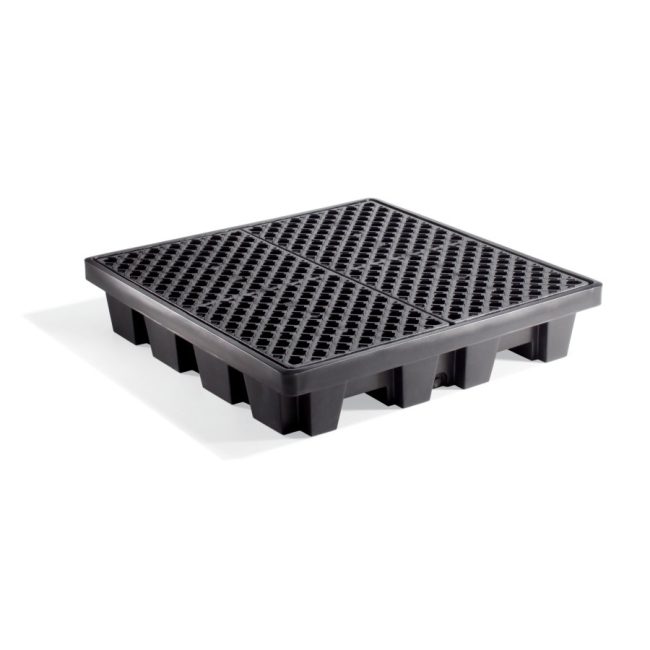 PIG 4-Drum Poly Spill Containment Pallet (PAK210)