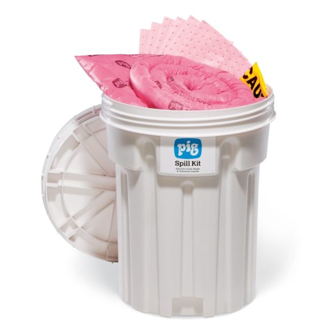 PIG HazMat Spill Kit in 30-Gal Overpack Salvage Drum (KIT336)