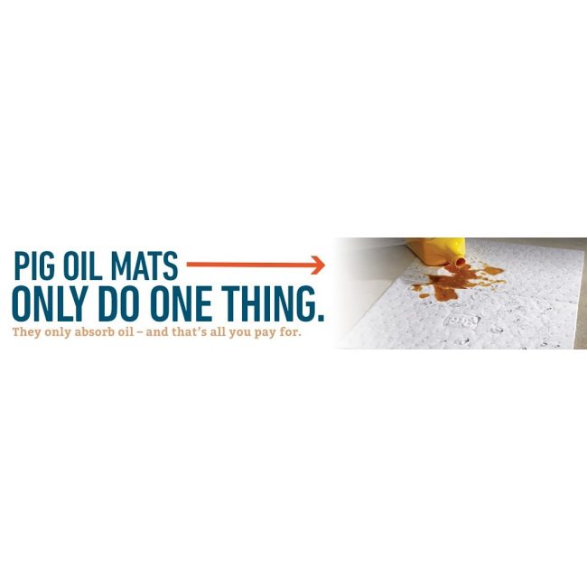 PIG Oil-Only Absorbent Mat Pad (MAT460)