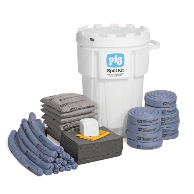 PIG Spill Kit in 95-Gallon Wheeled Overpack Drum (KIT241)