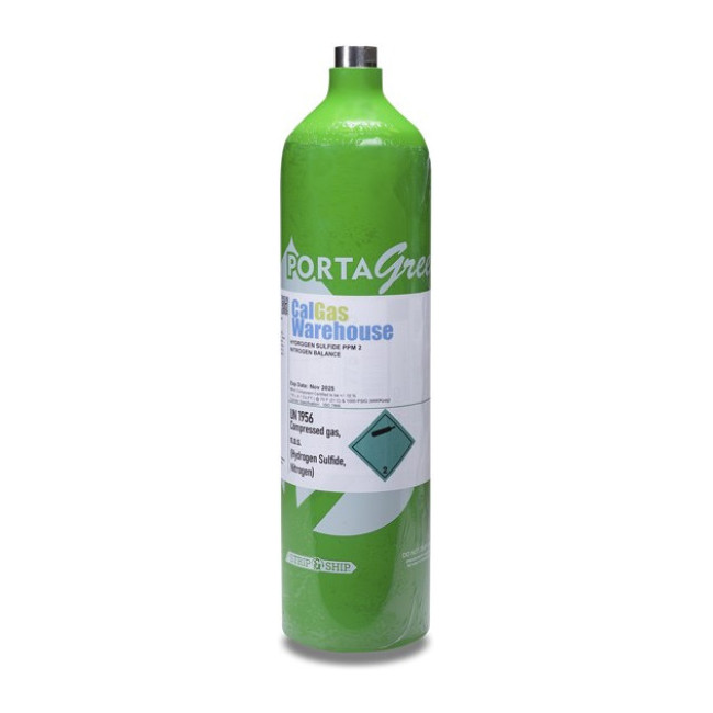 PortaGreen Methane Combustible-LEL Cylinder (2.5% / 50% LEL)