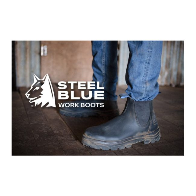 Steel Blue composite-toe option
