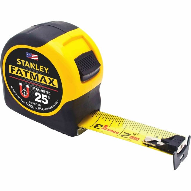 Stanley FatMax 25 ft Tape Measure, 1 1/4 in Blade